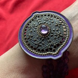Purple bracelet